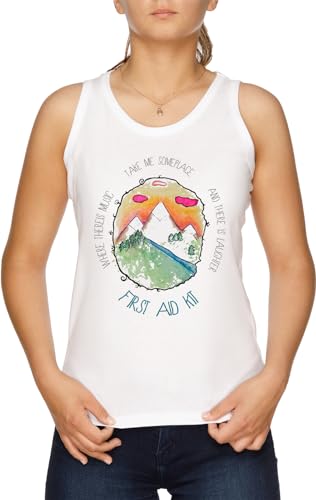 Vendax First Aid Kit My Silver Lining Débardeur T-Shirt Femme Blanc