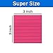 Lined Sticky Notes 3x3 Inches - 6 Bright Color Self-Stick Notes - 24 Pads/Pack, 70 Sheets/Pad - Easy Post Notes for Office, School, Study, Home, Daily Life (Yellow, Green, Blue, Orange, Pink, Purple)