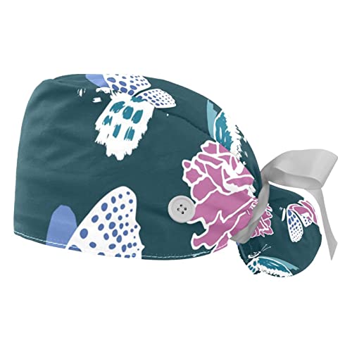 Casquettes de travail ajustables JDEZ contre la chaleur et les cheveux rebelles