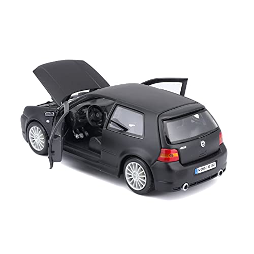 Maisto 531290M VW Golf R32 1:24 Scale Model car, matt Black - Image 3