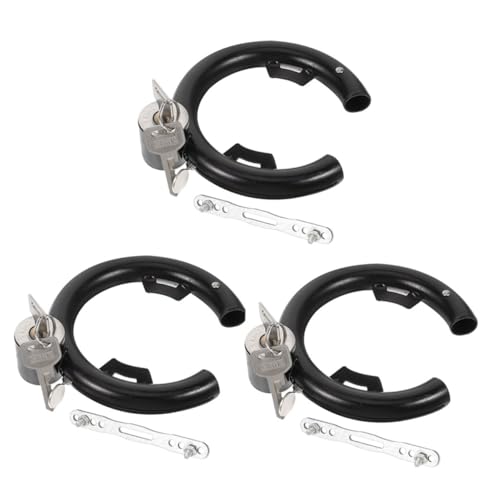 Xmas Bike Lock 3 Sets Stainless Steel Anti-Theft for Motorcycle