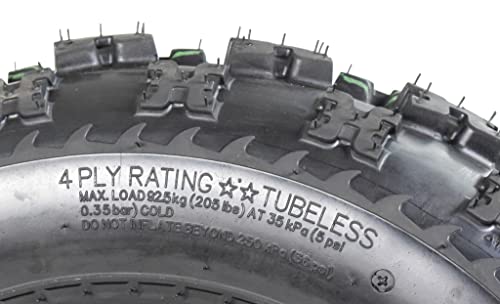 4 New Fits Honda Trx450R & Trx400Ex Black Itp Ss112 Rims & Massfx Tires Wheels Kit #TOP3