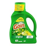 Gain + Aroma Boost Liquid Laundry Detergent, Original Scent, 61 Loads, 88 fl oz, HE Compatible