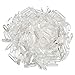 Jovivi 100g 0.22 lb Bulk Natural Polished Tumbled Clear Quartz Crystal Points Shards Average 0.6