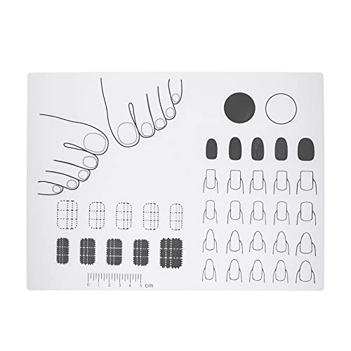 Tapete de silicona para practicar manicura acrílica miniatura 1