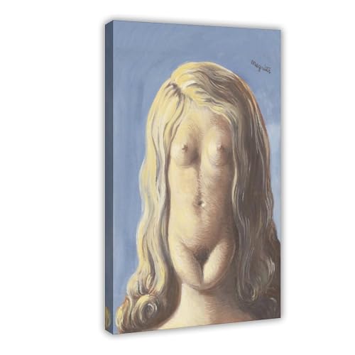 Toile Magritte Le Viol - Solution déco murale originale pour salon et bureau