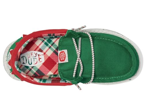 HEYDUDE Men's Wally Holiday Elf (Toddler) Loafer2