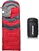 MalloMe Double Camping Sleeping Bag - 3 Season Warm & Cool Weather - Summer, Spring, Fall, Lightweight, Waterproof For Adults & Kids - Camping Gear Equipment, Traveling, and Outdoors - 2 Free Pillows!