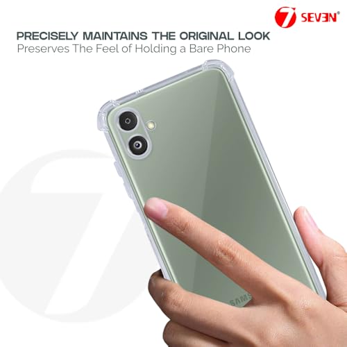 Image of 7SEVEN Back Cover for Samsung Galaxy F14 5G Transparent Mobile Back Case Shock Proof Design Camera Edges Protection Crystal Clear Phone Case Silicon Soft TPU and Flexible Bumper Phone Cover
