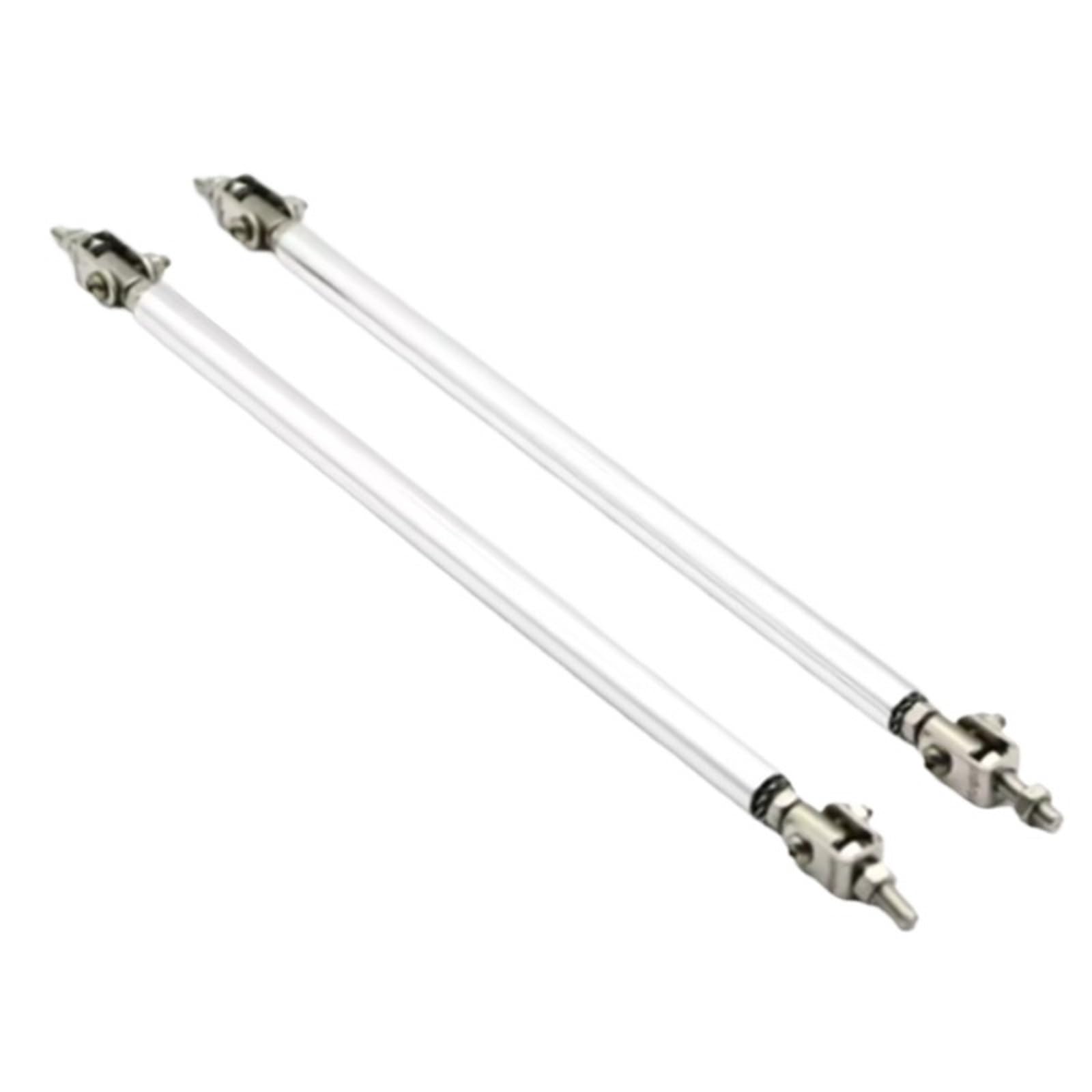 Kit support de pare-choc avant 200mm argent réglable pour traction auto - 8