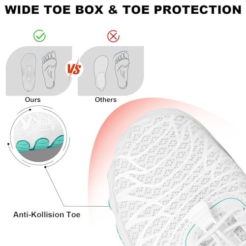 Image of Hike Barefoot Shoes for Women Men Non-Slip Breathable Walking Shoes Wide Toe Box Comfortable Athletic Footwear