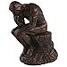 Culture Spot Thinker Statue by Rodin with Bronze Finish, Museum Replica Master Piece, 7" in Height