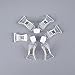 10pcs Clear Sign Clips Plastic Rotatable Double Clip Merchandise Sign Display Mini Clip Tag Holders for Business Cards Price Label Tag