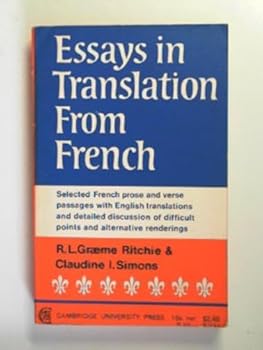 Paperback Essays in translation from French Book