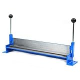 Material: Gusseisen Futchoy Abkantbank 760mm Kantbank Verstärkte Schwenkbiegemaschine bis 90° Blechbiegemaschine Biegemaschine zum Einspannen in den Schraubstock (W1,2mm*760mm)
