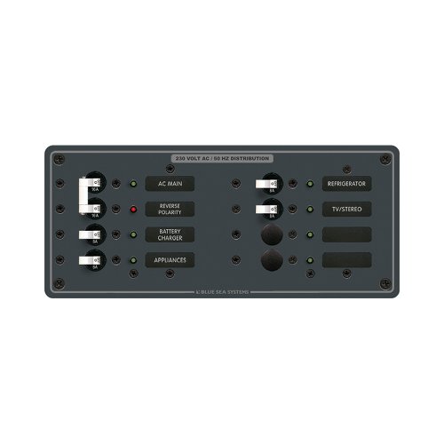 Blue Sea Systems AC Main + 6 Positions