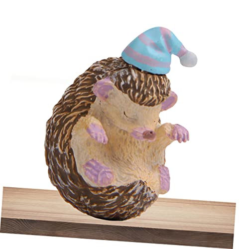 ABOOFAN Suprimentos decoração escritório decoracao escritorio estátua de ouriço artesanato de ouriço