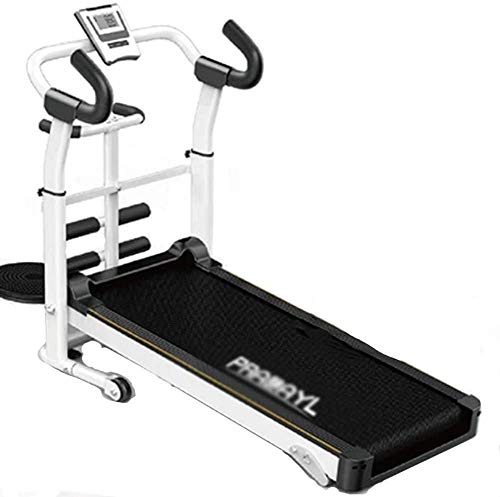 Image of Folding Treadmills Treadmill Home Fitness Mute Widening Foldable Middle Aged and Elderly Walkinghine Home Equipment Indoor Flat