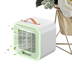 Genérico Ventilador de Aire Acondicionado Portátil...: Autonomía Prolongada: Batería USB integrada proporciona 4 horas de funcionamiento fiable. Refrescamiento portátil y práctico para múltiples dispositivos, garantizando confort continuo en cualquier lugar. Refrigeración Tranquila: Mecanismo a prueba de...