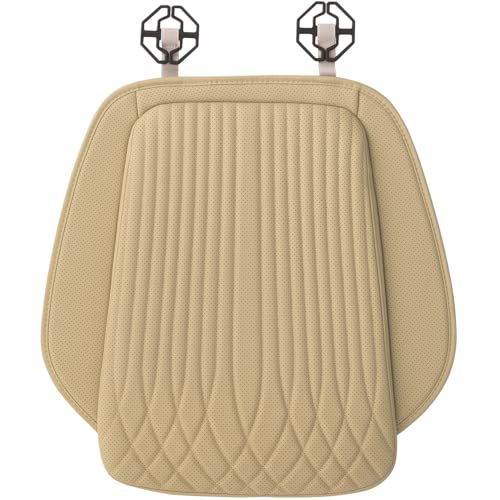 ボンフォーム (BONFORM) クッション デラックスレザー 大判ヒップ型 サイズ:480×500×30mm カラー:ベージュ 5216-43BE