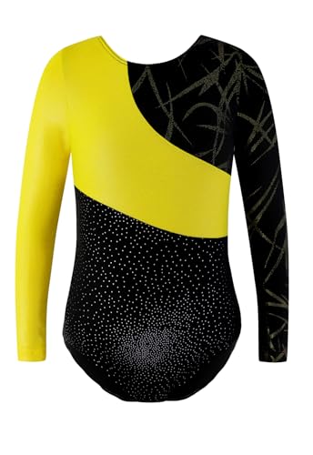 Nutyomi Gymnastics Leotards for Girls Long Sleeve Unitard