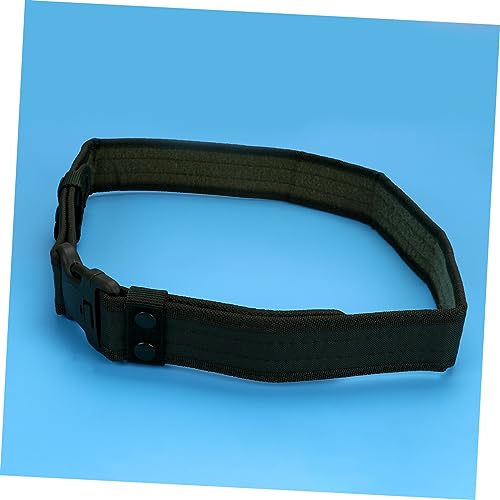 Didiseaon Men's Canvas Belt Ratchet Belt Lightweight Outdoor Quick-dry Breathable Flexible Plastic Strap for Field Riding Hunting Running Casual Wear3