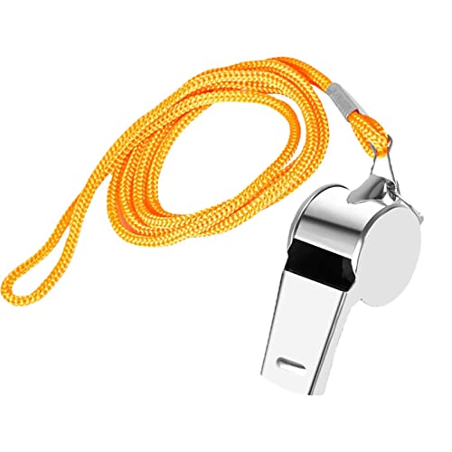 Apito de árbitro, apito de sobrevivência com cordão - apito de segurança para passeios de barco, pes