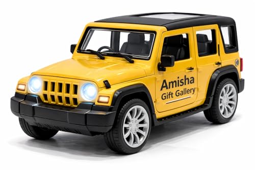Image of Thar Roxx Metal Light and Sound Toys Cars Diecast Toy Car for Kids 1:36 Scale Model Metal Pull Back Sports Car Boys