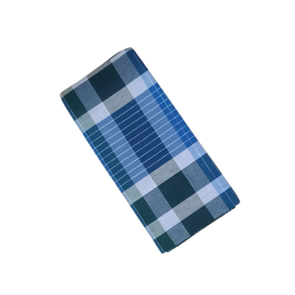 Grosoo Men's Single Cotton Lungi (Multicolor, 2.10 Mtr) Stitched Lungi, Free Size-picture-26