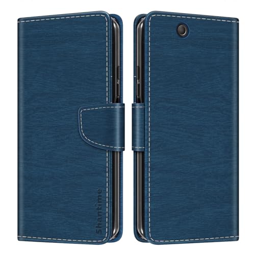 Shantime Étui Portefeuille Cuir Compatible avec Sony Xperia Z Ultra XL39H, Housse Colorée Rabat...