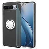 FortiCase Cover per Tecno Pova Slim con Vetro Temperato e Supporto,Custodia Ultra Sottile Antiurto Flessibile per Tecno Pova Slim,Nero - Z