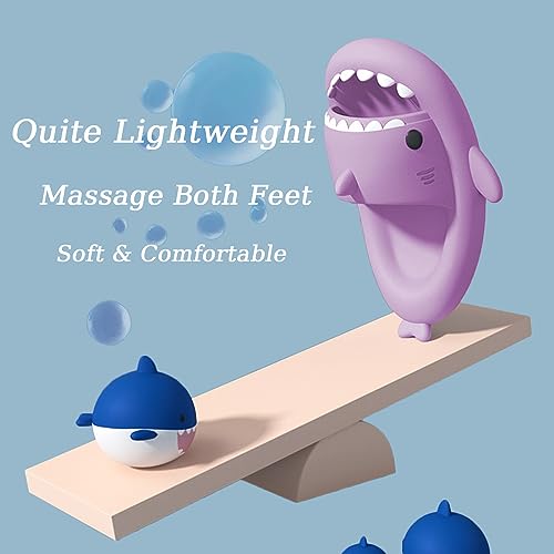 Image of XPKWS Shark Slides for Women and Men Unisex Cloud Slippers Adult Novelty Beach Sandals with Thick Sole