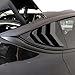 Rear Side Window Louvers Compatible with Tesla Model Y 2020-2023 Air Vent Scoop Shades Cover Blinds (Glossy Black)