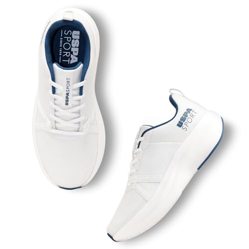 U.S. Polo Assn. Lance|USPA Sport Walking Shoes for Man White