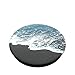 PopSockets: PopGrip Expanding Stand and Grip with a Swappable Top for Phones & Tablets - Black Sand Beach