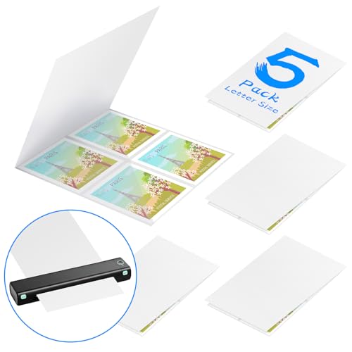 Laminator Carrier Sleeve Lamination Carrier Thermal Laminating Carriers Sheets Thermal Carrier Sheet for Laminator with All Brand Laminating Pouch (5, Letter Size)