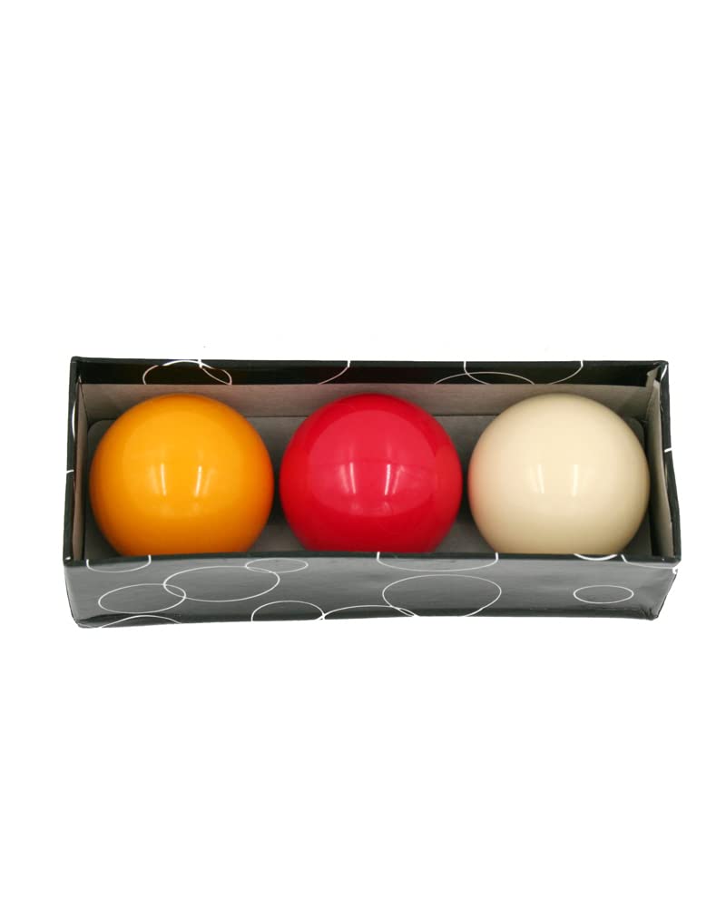 CAAA Jeu de Billes Carambole TV 61.5mm pour Billard Français
