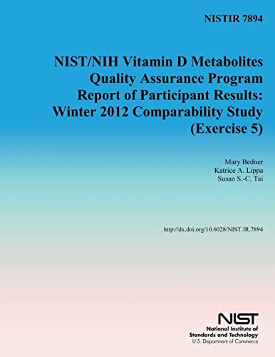 NISTIR 7894: NIST/NIH Vitamin D Metabolites Quality Assurance Program Report of Participant Results: Winter 2012 Comparability Study (Exercise 5)