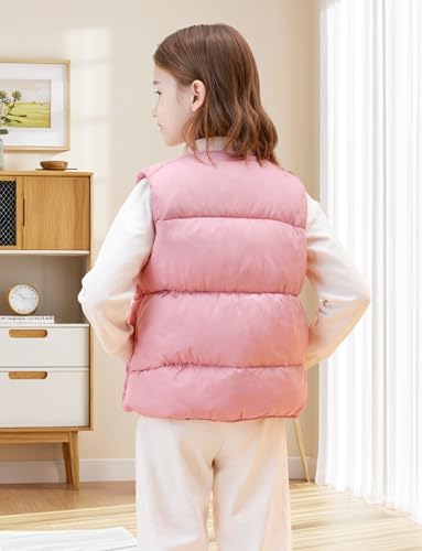 Happy Cherry Girls Boys Puffer Vest Winter Warm Lightweight Sleeveless Snow Vest Padded Waistcoat4