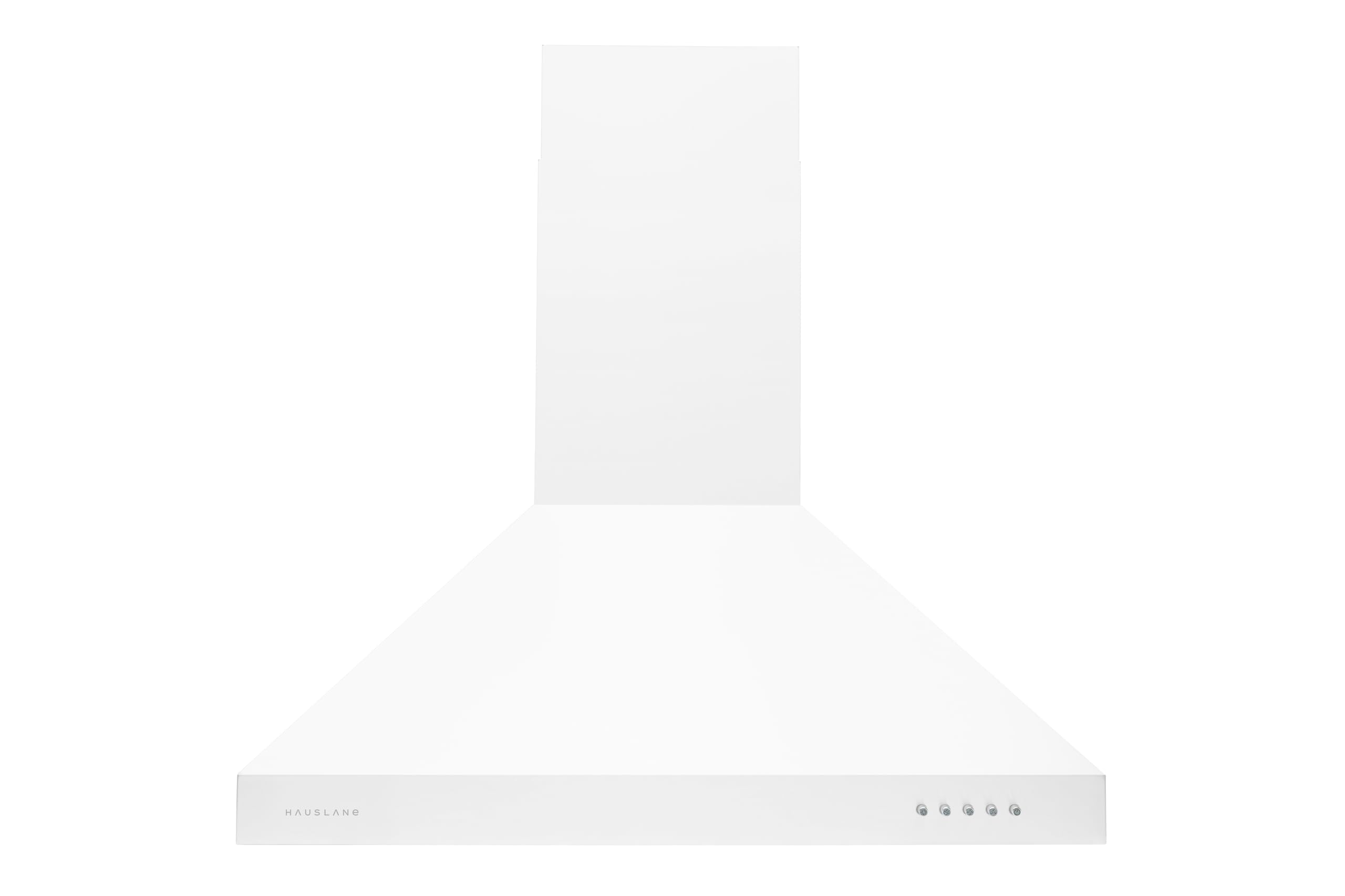 Snapklik.com : Hauslane Wall Mount Range Hood 30 Inch Matte White Wall