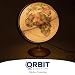 Interkart Globo terraqueo Iluminado 30cm, Pie de Madera, Cartografía en el Estilo...