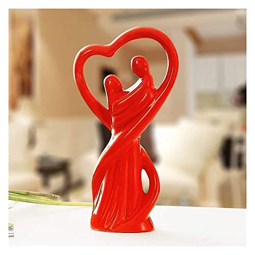 Sculpture Tabletop Desktop Abstract Lover Figurine,Couple Embracing Statue Romantic Art