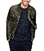 Leder Fashions Men's Green Suede Leather Jacket | Ryan Notice John Red Hartley Genuine Leather Jacket