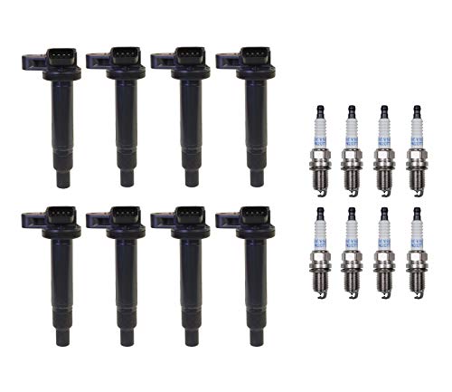 Denso 8 Ignition Coil 8 Platinum TT Spark Plug 0.04 Kit For Toyota Lexus V8