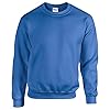 GILDAN Men's 50/50 Adult Crewneck Sweatshirt, Blue (Navy), 4XL UK #3