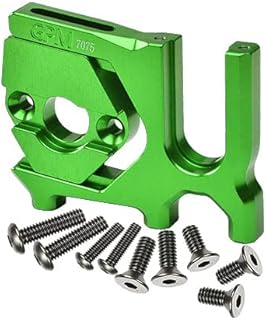 Aluminum 7075-T6 Sliding Motor Mount for Arrma 1:7 and 1:8 R/C Car and Truck Upgrade Parts - Green