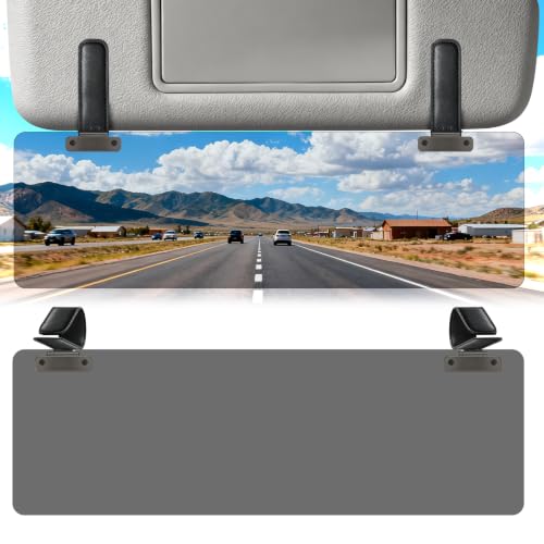 Image of Veharvim Sun Visor Extender for Car, Visor Extender Attachment for Car