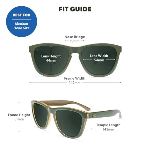 Image of Knockaround Square Polarized Sunglasses for Men & Women - UV400 Protection