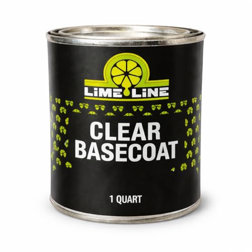 LiME LiNE Clear Automotive Basecoat Paint, Quart, Intercoat Binder, Carrier for Transparent Candy Paint Metallics and Pearls (Quart)