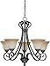 Montgomery 5 Light Arm Up Chandelier
